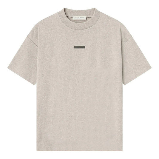 Fear of God Essentials SS25 Classic Short Sleeve T-shirt 'Heather Stone' 125SP254192F