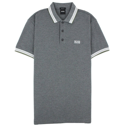 Hugo Boss Paddy Short Sleeve Polo Shirt Grey 032