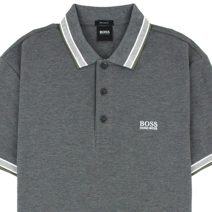 Hugo Boss Paddy Short Sleeve Polo Shirt Grey 032