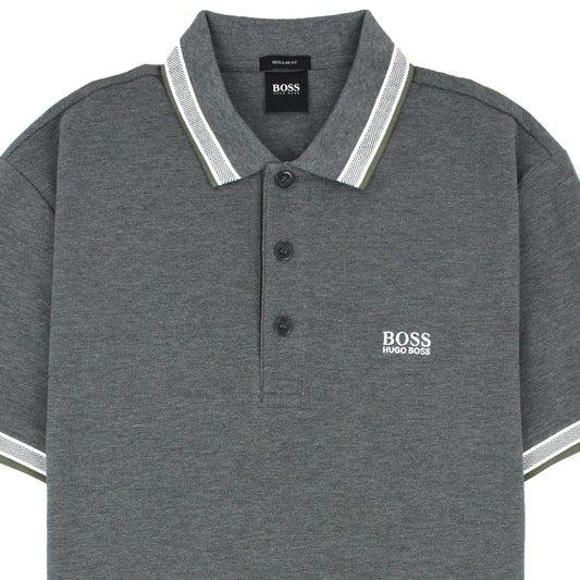 Hugo Boss Paddy Short Sleeve Polo Shirt Grey 032