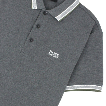 Hugo Boss Paddy Short Sleeve Polo Shirt Grey 032