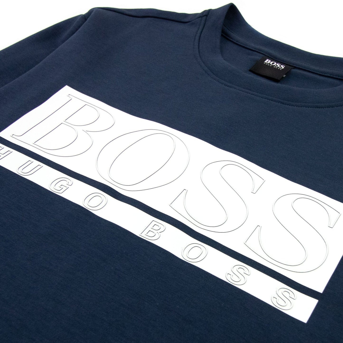 Hugo Boss Block Logo Sweatshirt Navy 410