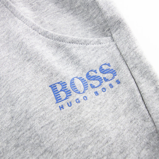 Hugo Boss Small Logo Long Pant Cuffs Grey/blue