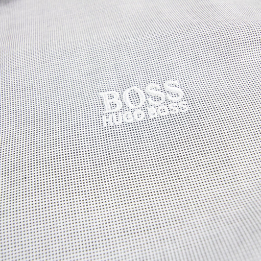 Hugo Boss C Buster Pin Dot L/s Shirt Light Grey 027