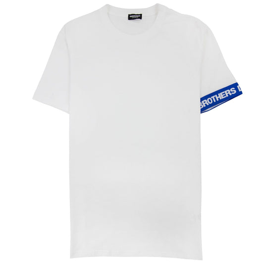 Dsquared2 Swim Shorts & Under Brother Arm Band T Shirt White