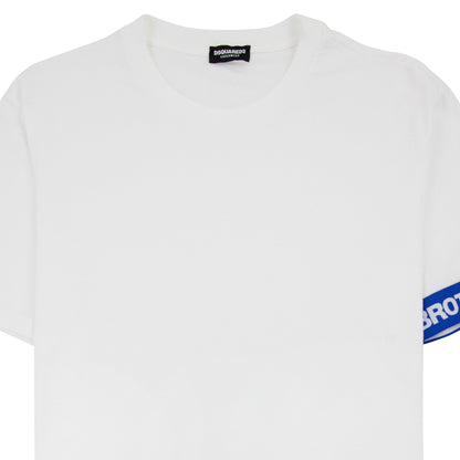 Dsquared2 Swim Shorts & Under Brother Arm Band T Shirt White