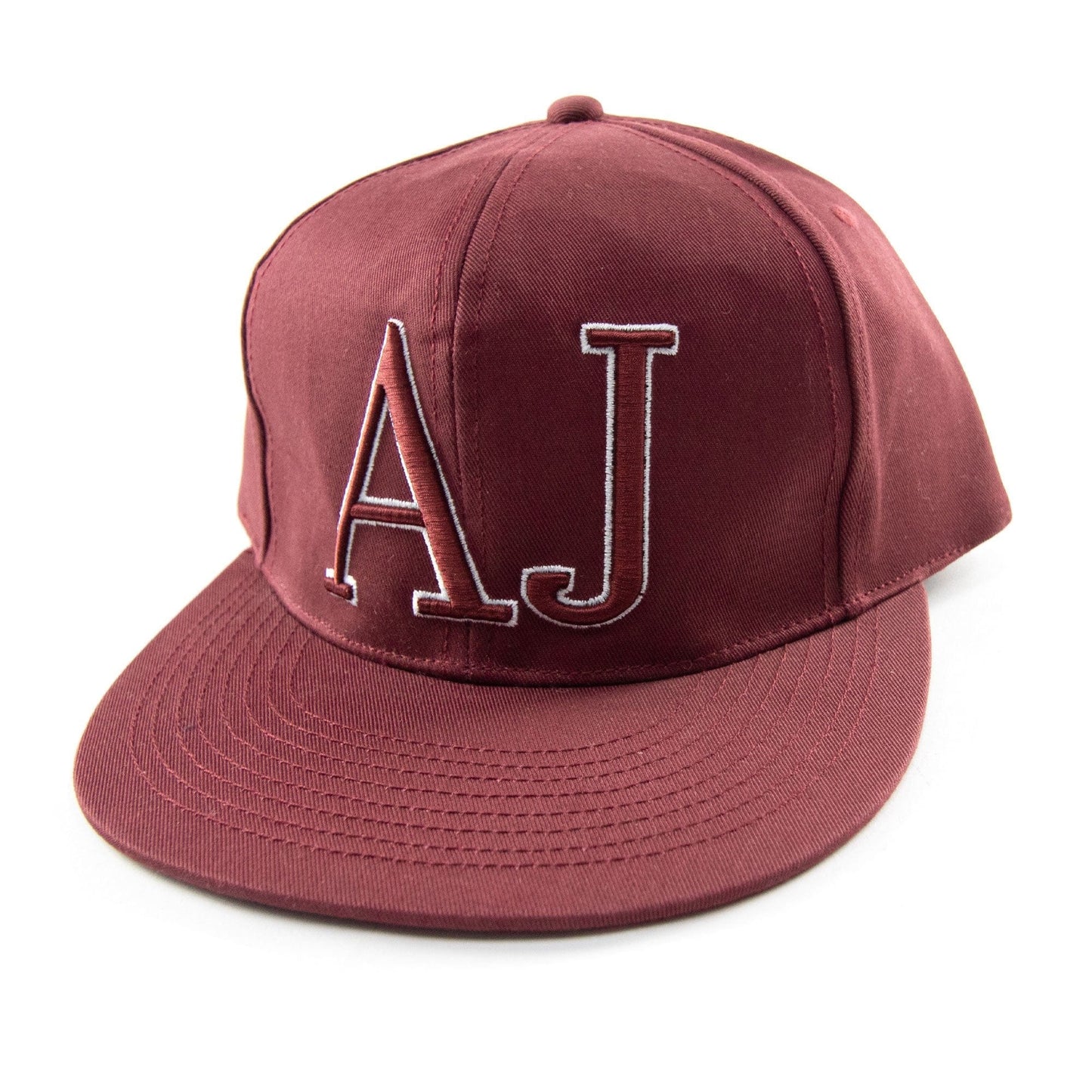 Armani Jeans Aj Snapback Burgundy