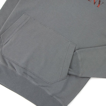 Cp Company Logo Print Hoodied Sweatshirt Grey 938