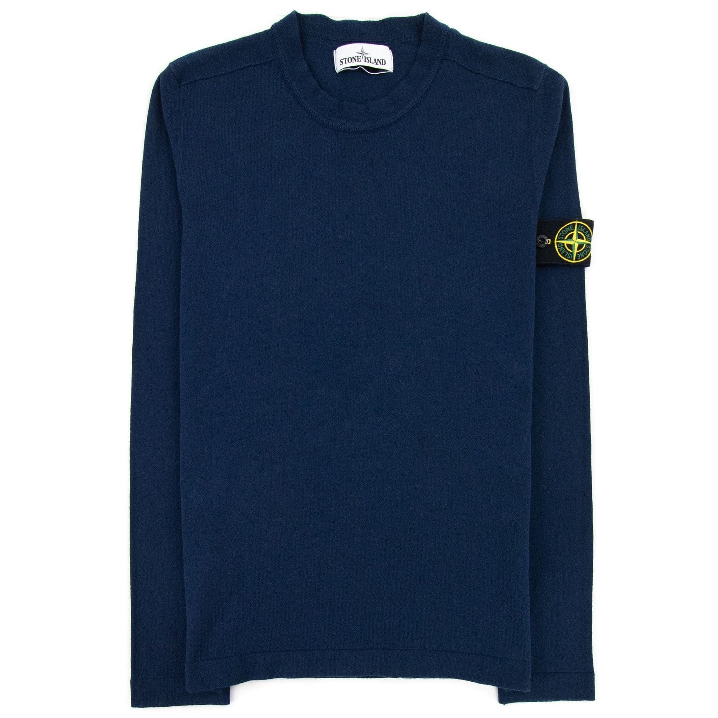 Stone Island 532b9 Crewneck Knitwear Navy Blue V0028