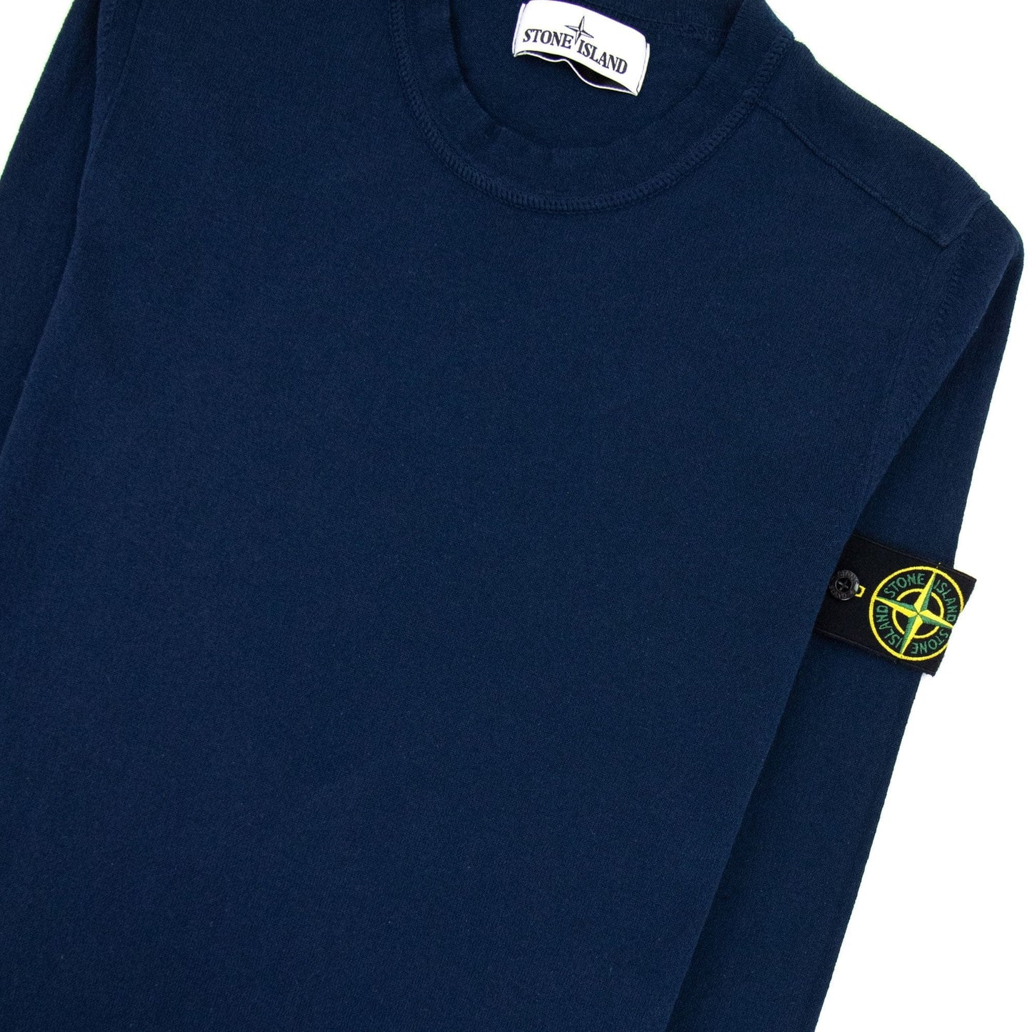 Stone Island 532b9 Crewneck Knitwear Navy Blue V0028