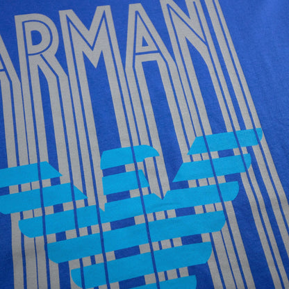 Armani Junior Eagle Logo S/s T Shirt Bluette