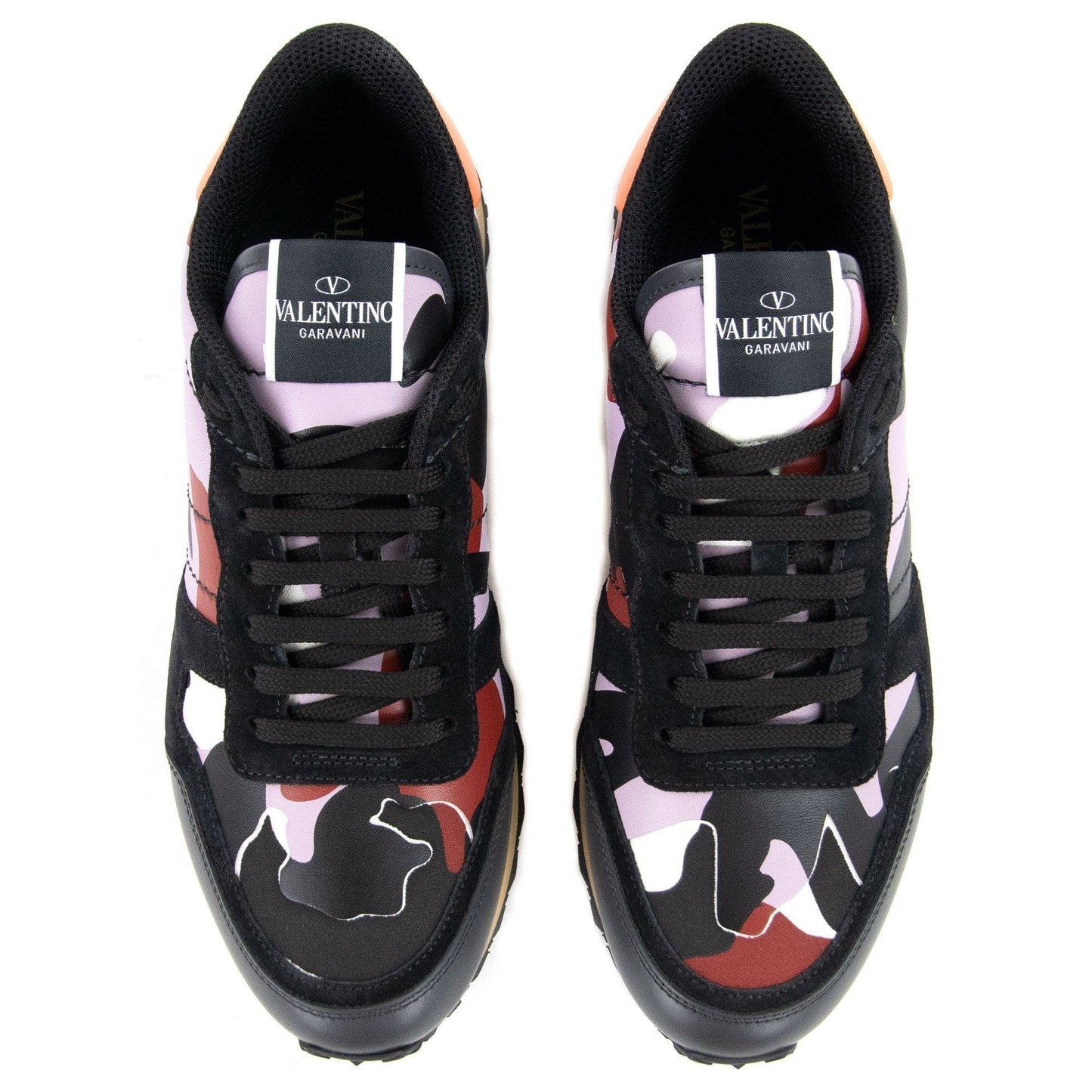 Valentino Camouflage Rockrunner Sneaker Black Chili E75