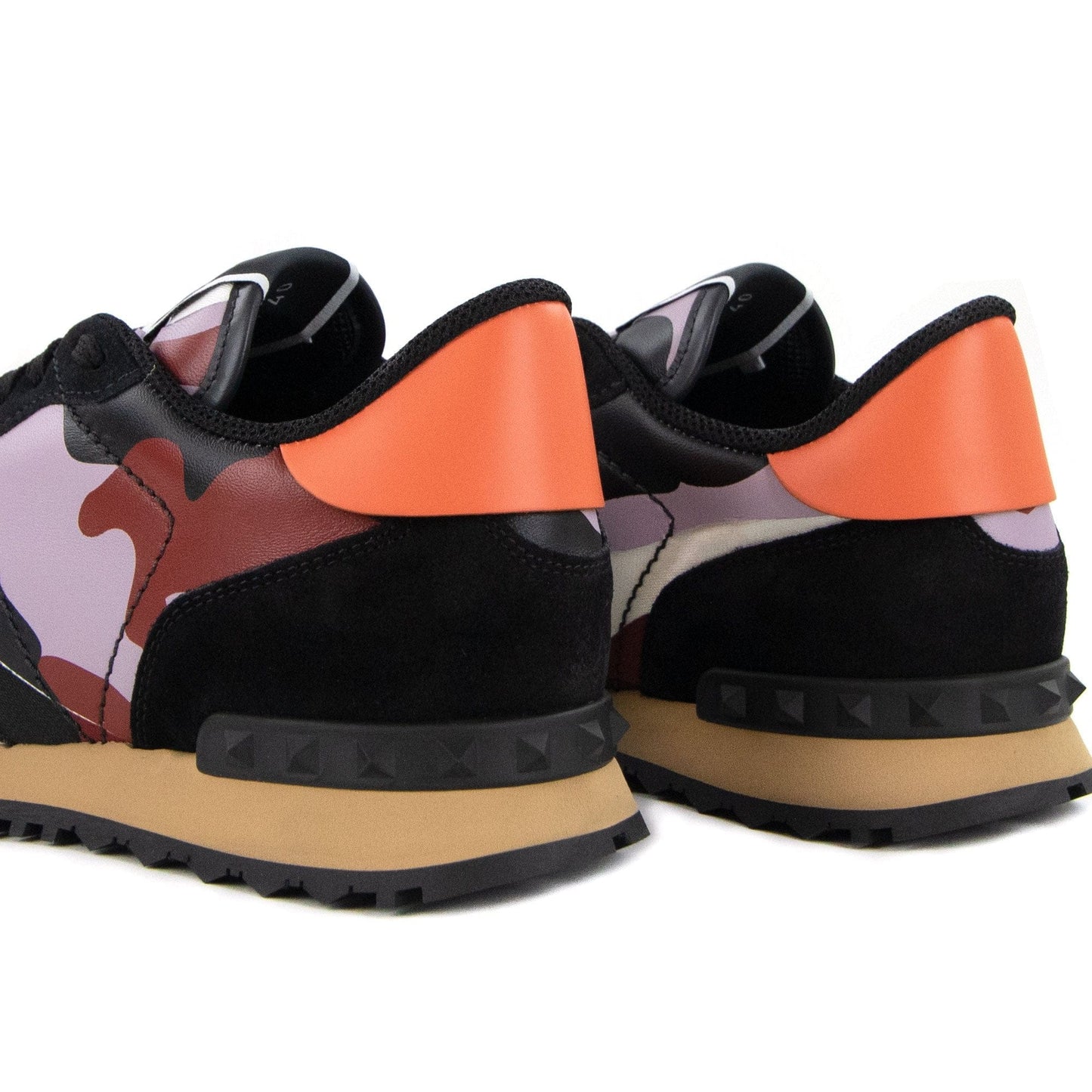 Valentino Camouflage Rockrunner Sneaker Black Chili E75