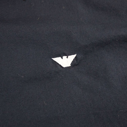 Armani Junior Embossed Eagle Logo L/s Shirt Navy