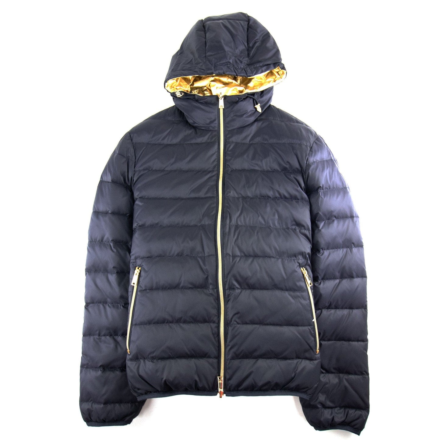 Emporio Armani Reversible Padded Jacket Navy Gold