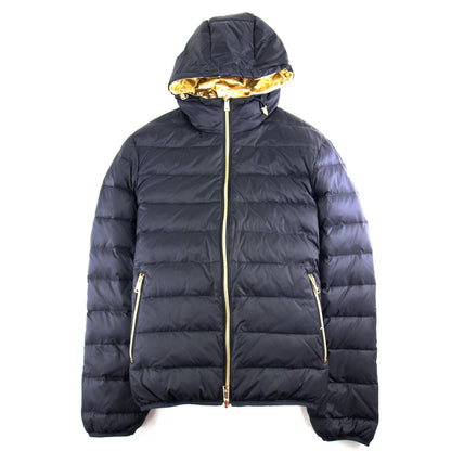 Emporio Armani Reversible Padded Jacket Navy Gold