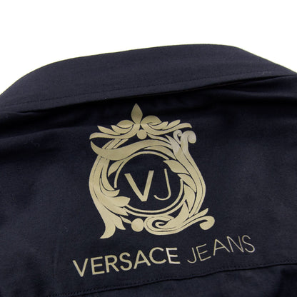Versace Jeans Stud &amp; Embroidered L/s Shirt Black