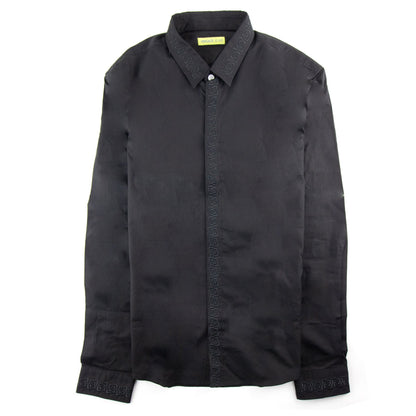 Versace Jeans Embroidered Logo L/s Shirt Black