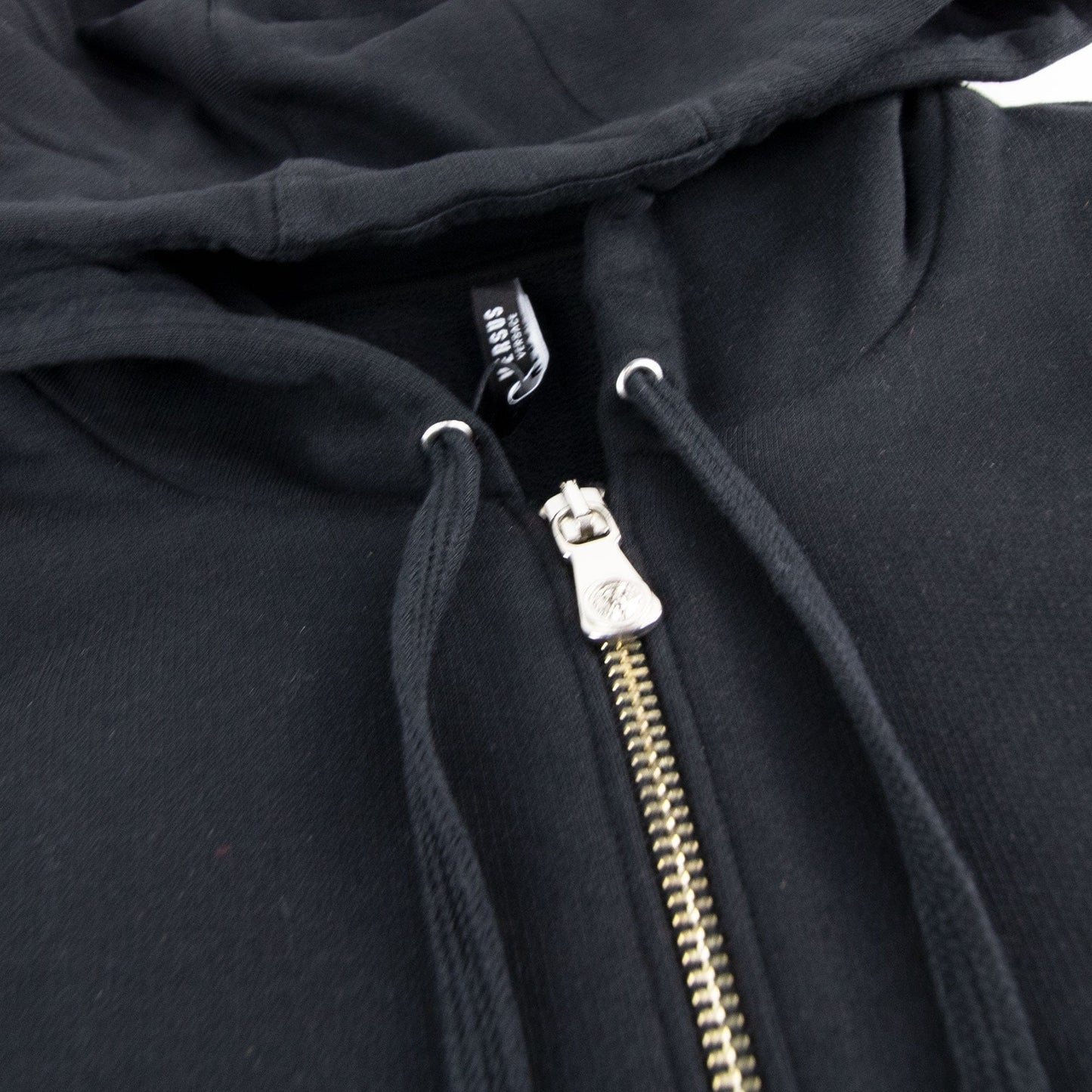 Versace Versus Versus Hem Logo Hooded Jacket Black