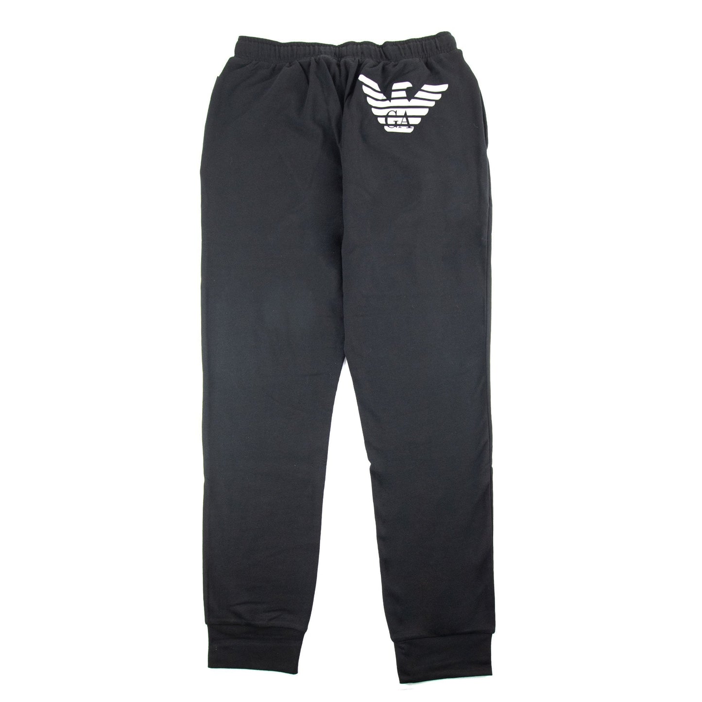 Emporio Armani Loungewear Back Logo Trouser Black