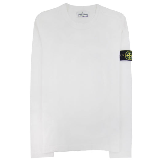 Stone Island 532b9 Crewneck Knitwear White V0001