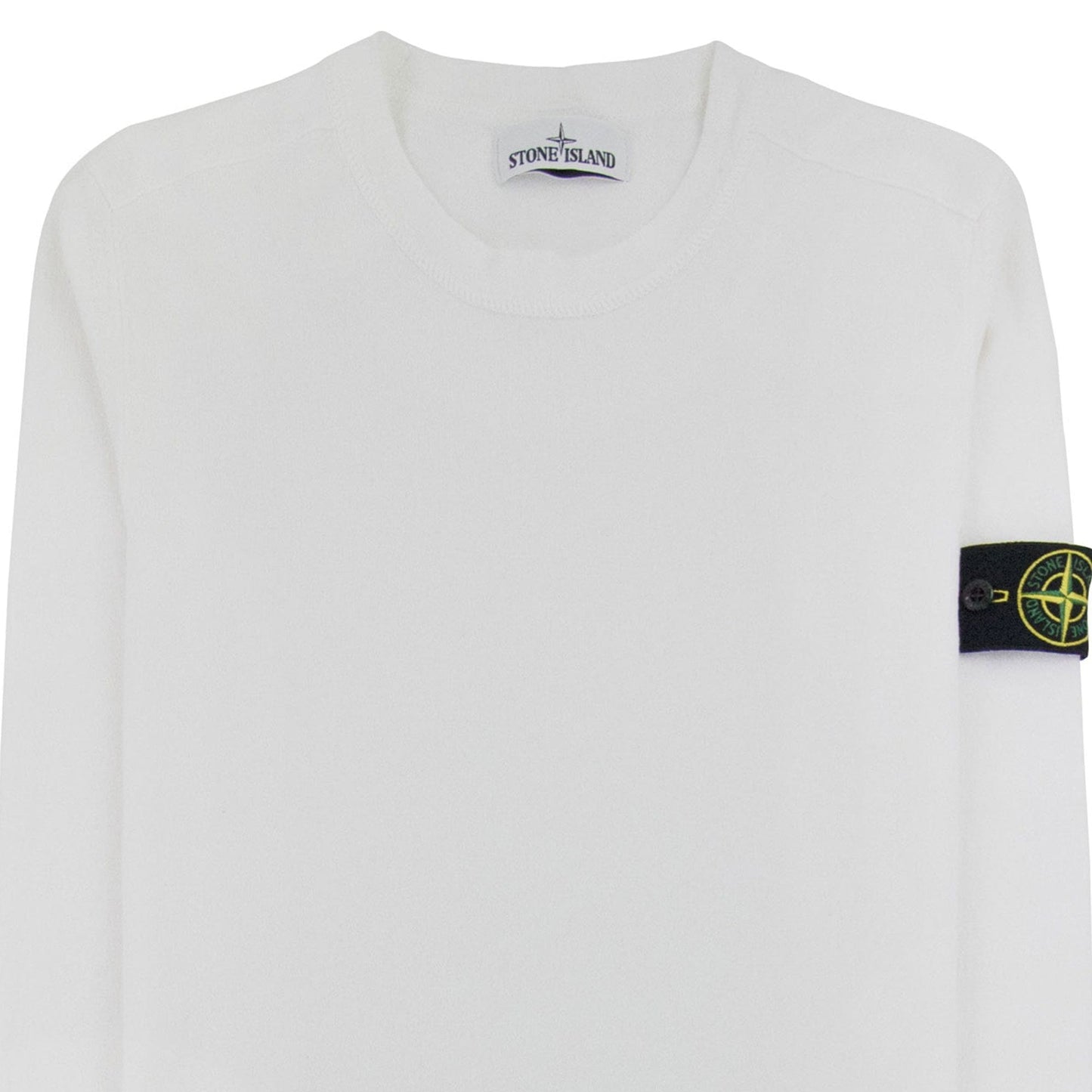 Stone Island 532b9 Crewneck Knitwear White V0001