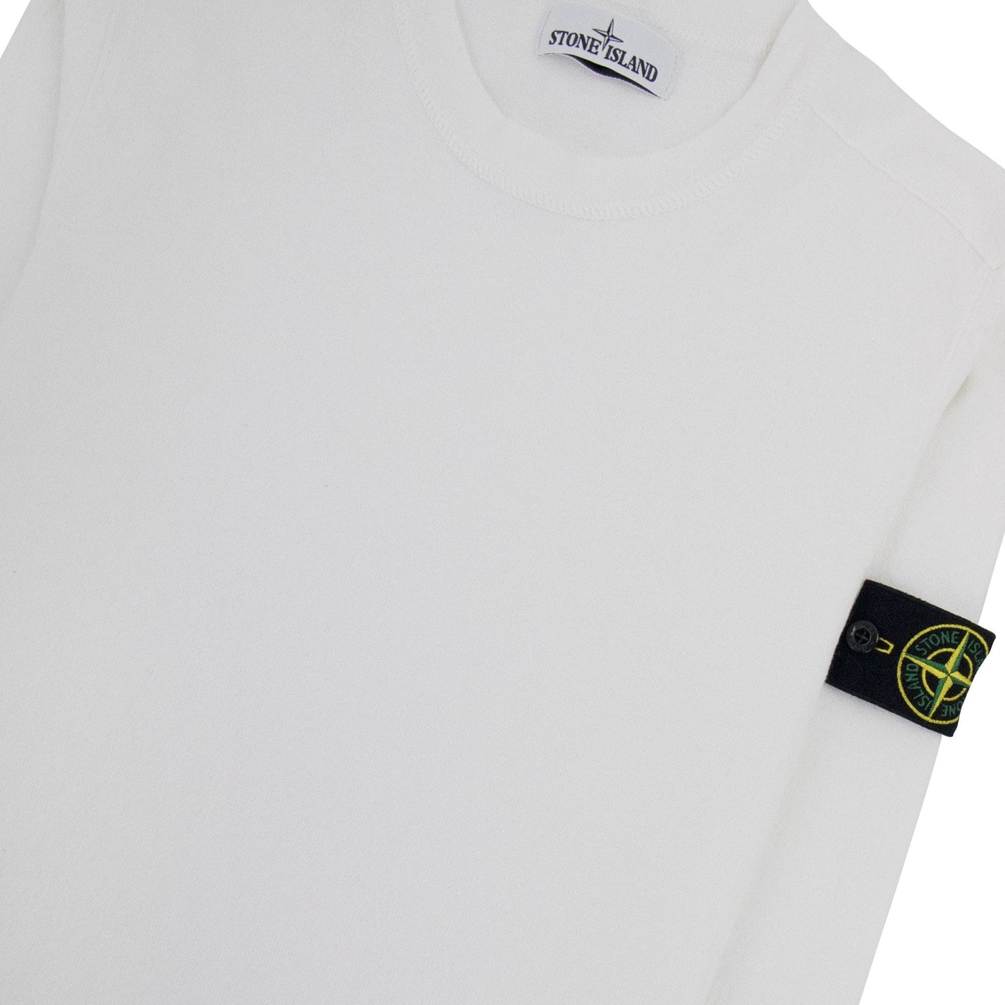 Stone Island 532b9 Crewneck Knitwear White V0001