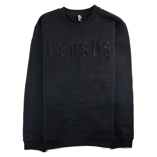 Versace Versus Embroidered Logo Sweatshirt Black