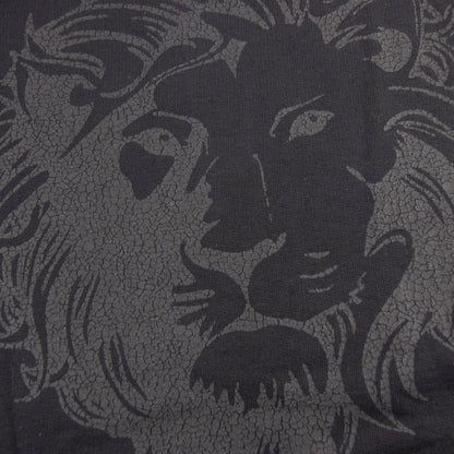 Versace Versus Lion Back Print Zip Up Hoody Black