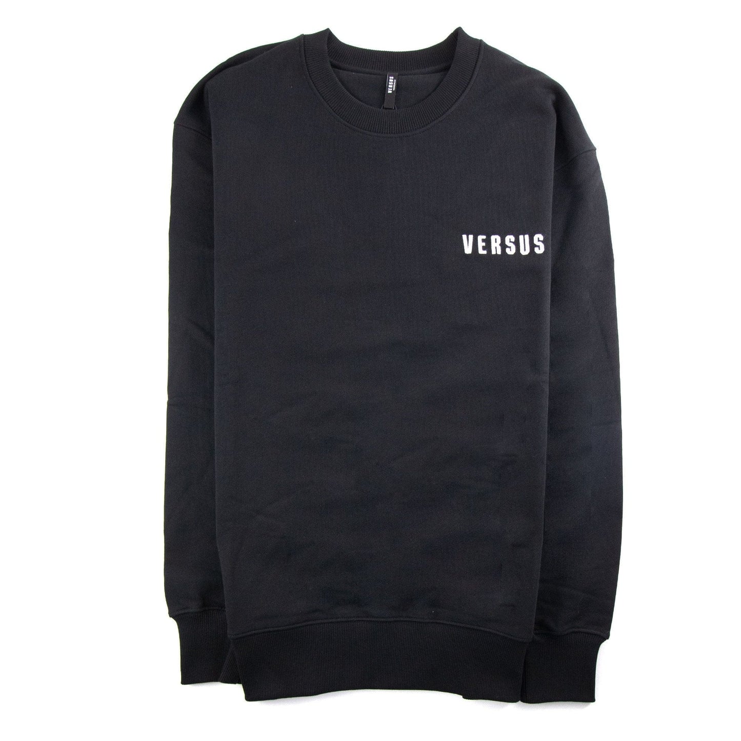 Versace Versus Embroidered Lion Logo Sweatshirt Black