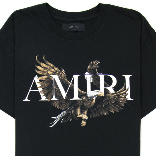 Amiri Eagle Logo T Shirt Black