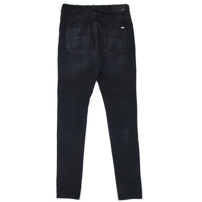 Amiri Bandana Thrash Jeans Black