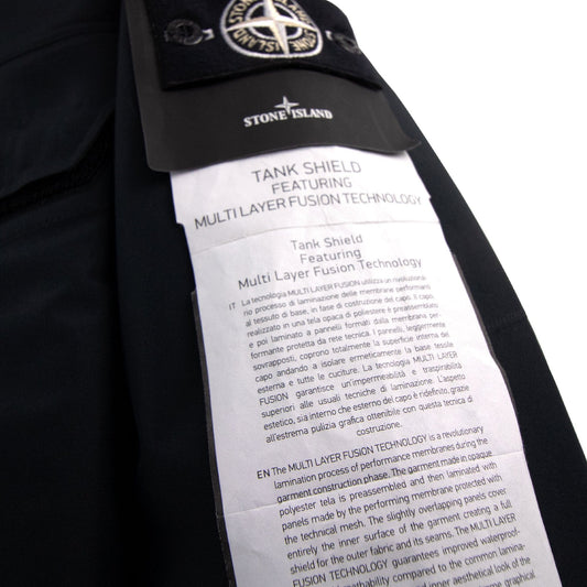 Stone Island Tank Shield Badge Jacket Black