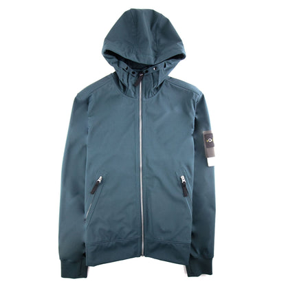 Stone Island Light Soft Shell-r Jacket Bottle Green