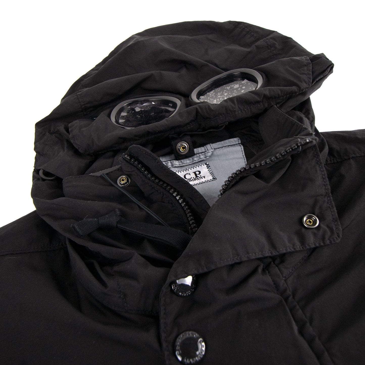 Cp Company Nycra Goggle And Watchviewer Jacket Black