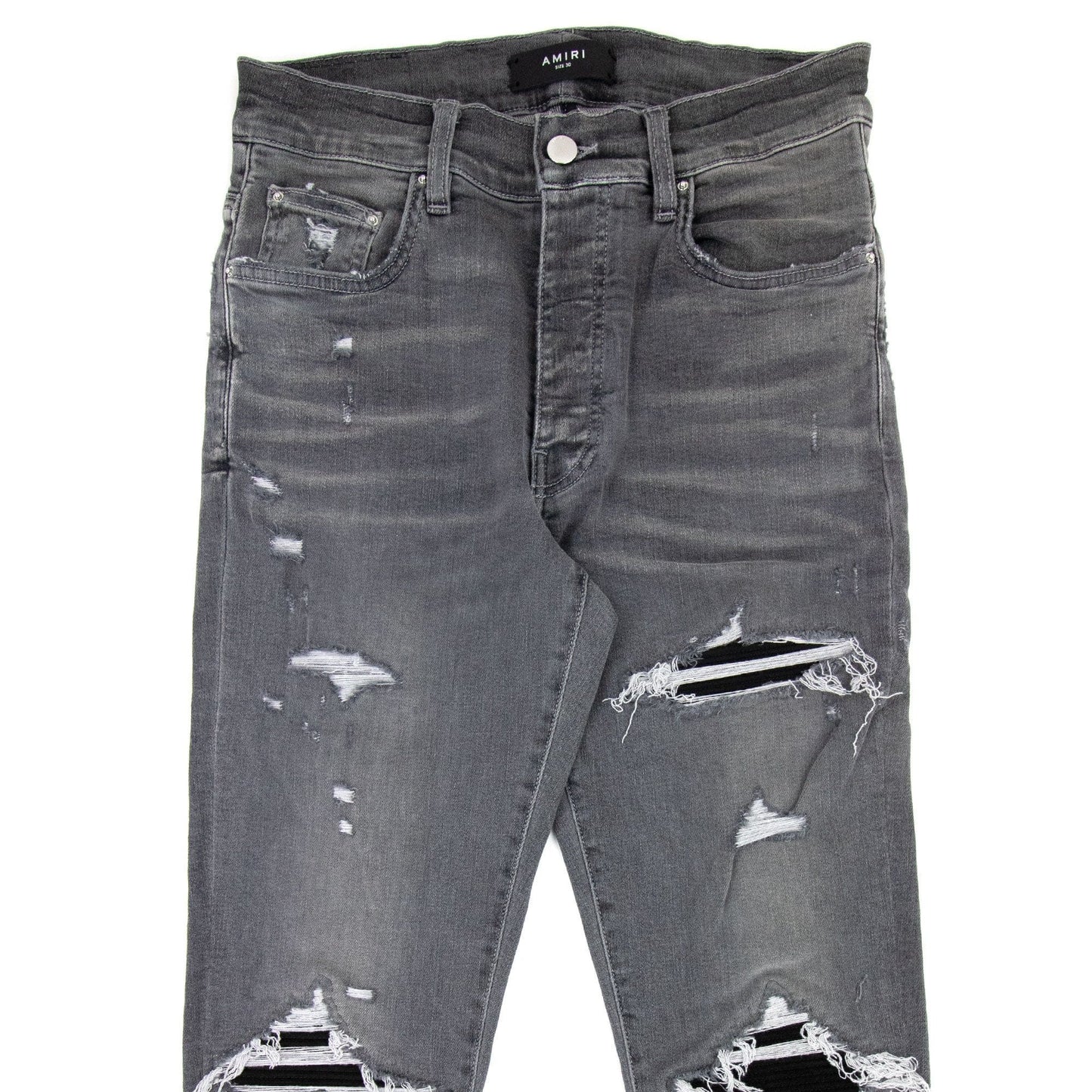 Amiri Mx1 Suede Jeans Classic Grey