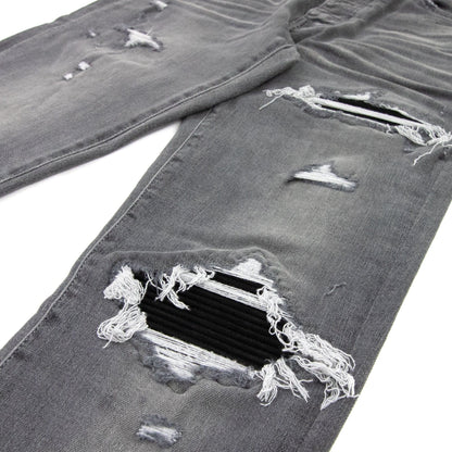 Amiri Mx1 Suede Jeans Classic Grey