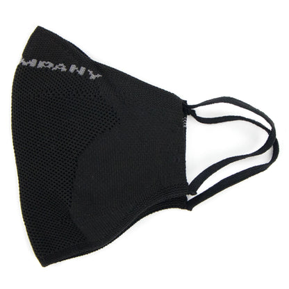 Cp Company Knit Yarn Logo Print Face Mask Black V01