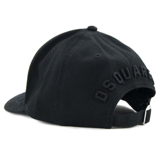 Dsquared2 Leaf Pattern Icon Baseball Cap Black
