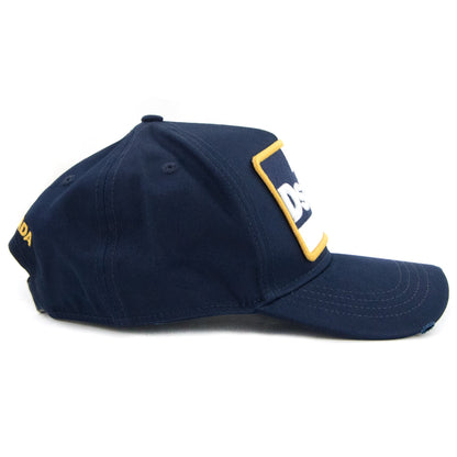 Dsquared2 Patch Cargo Baseball Cap Navy