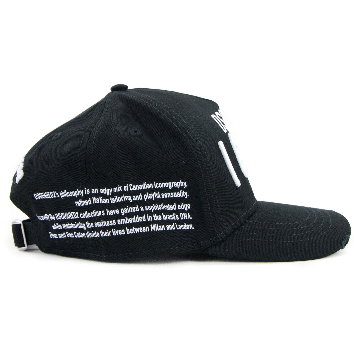 Dsquared2 Embroidered Baseball Cap Black/white