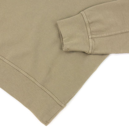 Cp Company Light Fleece Lens Crew Sweatshirt Brown 329