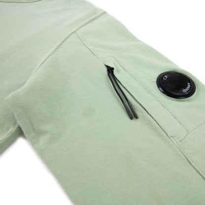 Cp Company Light Fleece Lens Crew Sweatshirt Tea 631