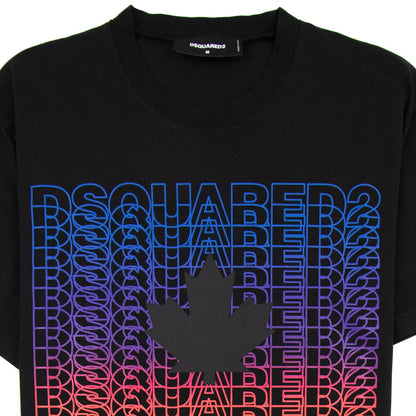 Dsquared2 Multi Logo T Shirt Black 900