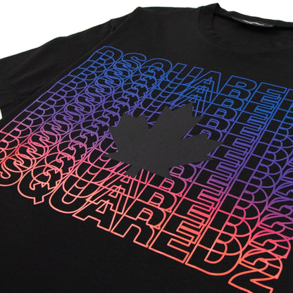 Dsquared2 Multi Logo T Shirt Black 900