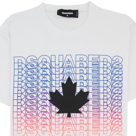 Dsquared2 Multi Logo T Shirt White 100
