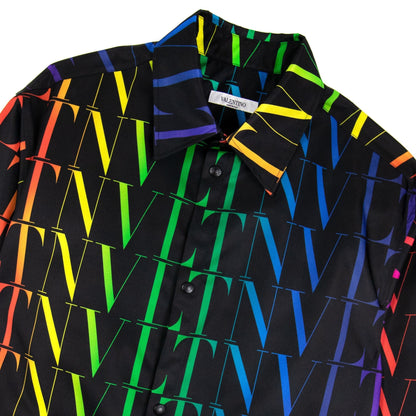 Valentino Vltn Times Print Shirt Multi
