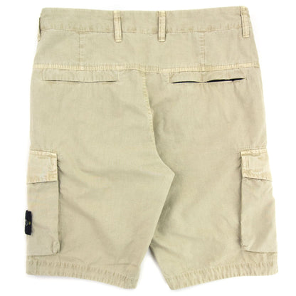 Stone Island Utility Pocket Cargo Bermuda Shorts Beige V0195