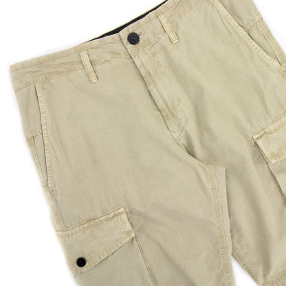 Stone Island Utility Pocket Cargo Bermuda Shorts Beige V0195