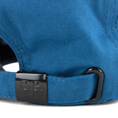 Cp Company Embroidered Logo Cap Turquoise 870